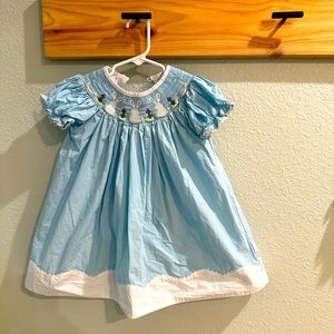 Lil Cactus embroidered bunny dress size 2T